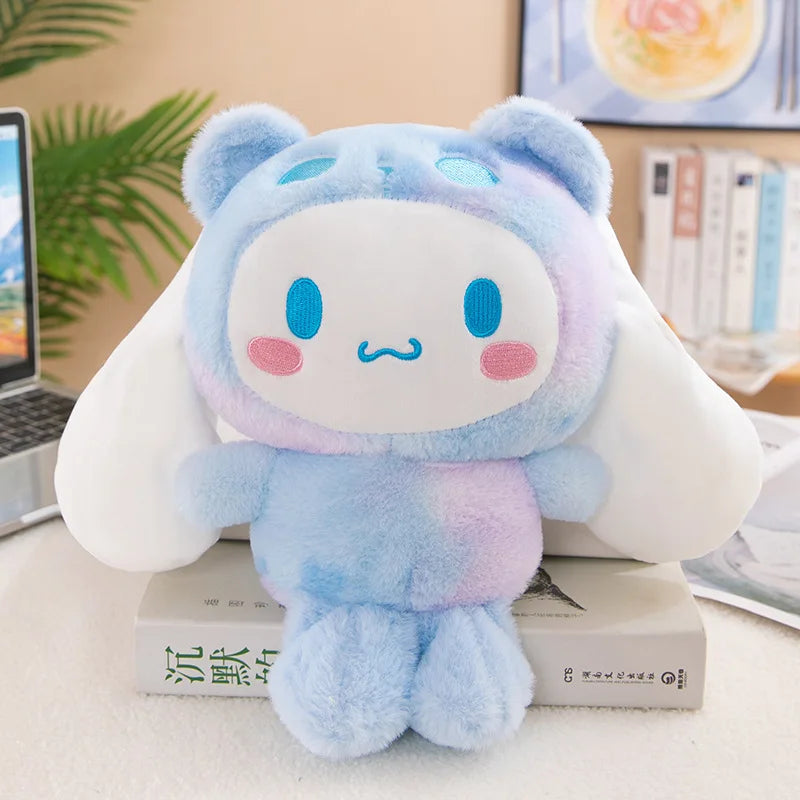Sanrio 25Cm Anime Sanriod Toys Kawaii Kuromi Mymelody Cinnamorol Plush Soft Stuffed Animals Doll Plushie Pillow Xmas Gift Decor
