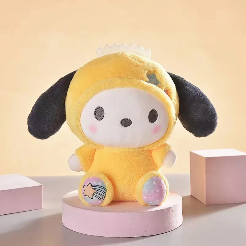 Sanrio 25Cm Anime Sanriod Toys Kawaii Kuromi Mymelody Cinnamorol Plush Soft Stuffed Animals Doll Plushie Pillow Xmas Gift Decor